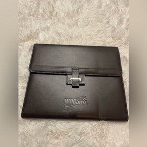 Cutter & Buck Leather Padfolio Stationary Embossed Logo Names